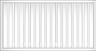 65 x 16mm Vertical Slat - Welded in Frame